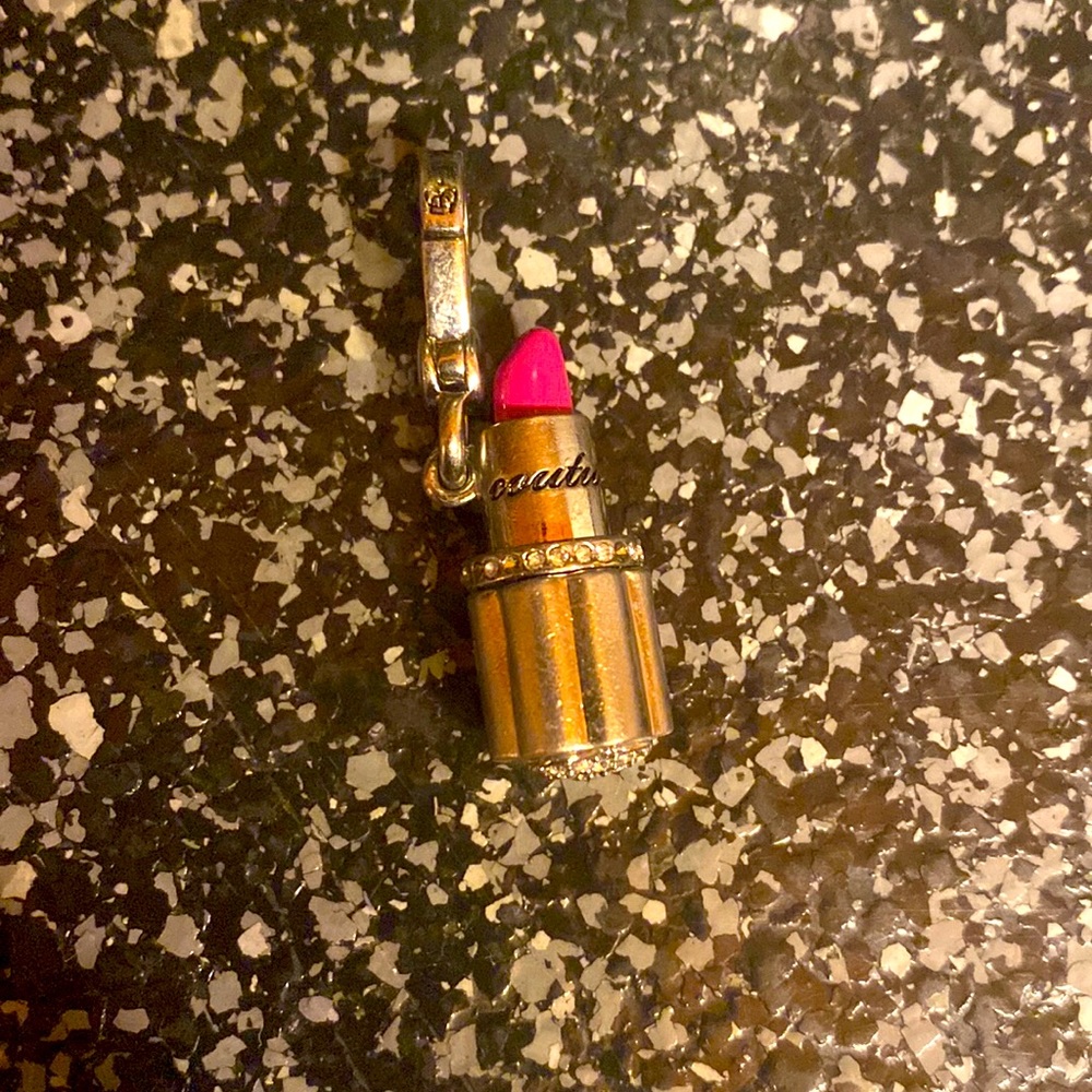 Juicy Couture Lipstick Charm Silver